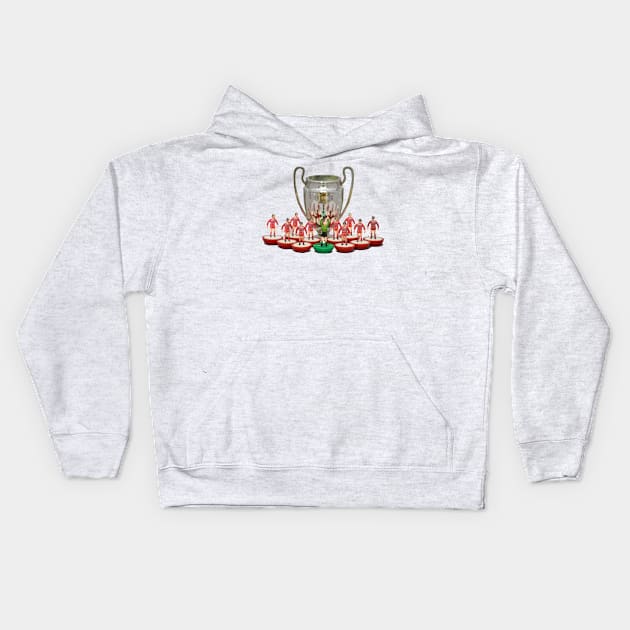 Liverpool '84 Rome subbuteo team Kids Hoodie by vancey73